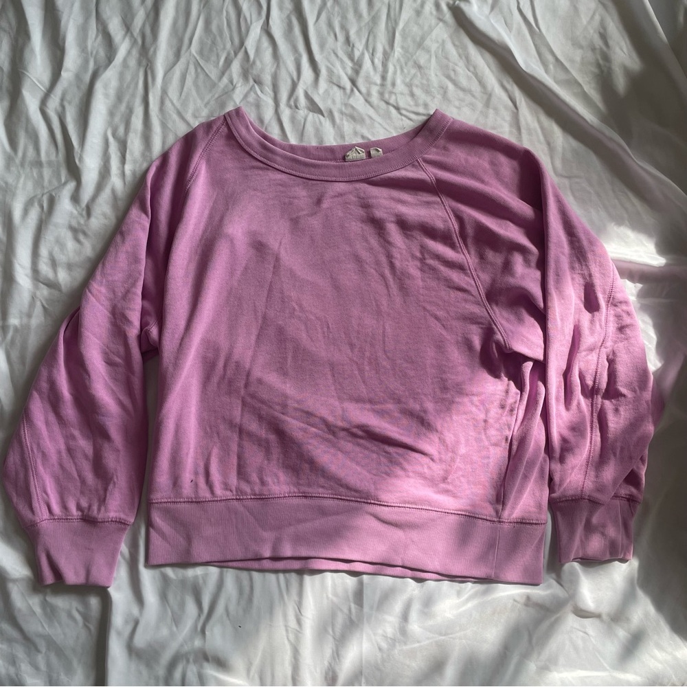 Purple Gap Crew Neck Sweater